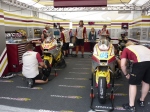 Zkulisn pohled do stje Moto 2 Marc VDS Racing Teams. 36 - Mika Kallio (Fin), 45 - Scott Redding (GBR)