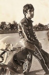 Ricardo Tormo, panlsk motocyklov zvodnk, aktivn lta 1973 - 1984, mistr svta 50ccm 1978 a 1981, zemel na leukmii v 46 letech 1998