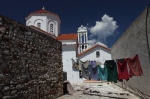 ecko ostrov Chios msteko Pyrgi zti za kostelem
